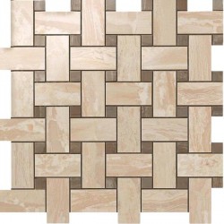 Мозайка S.M. Woodstone Champagne Twist Mosaic