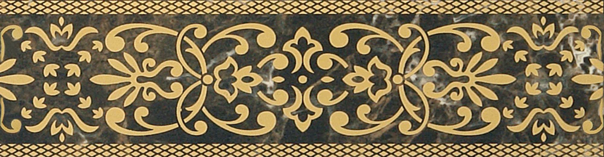 Бордюр Bohemia brown border 01